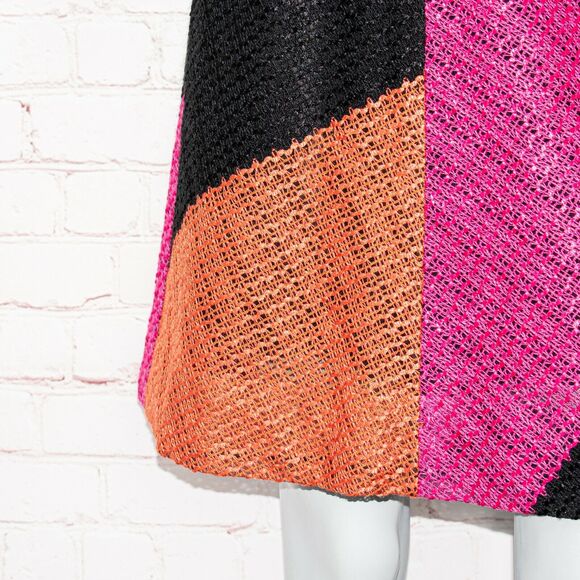 MISSONI Women's Color-Black Knit Skirt Size 44 Made in Italy - Picture 8 of 9